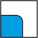 Radius, konkav, rückwärtig